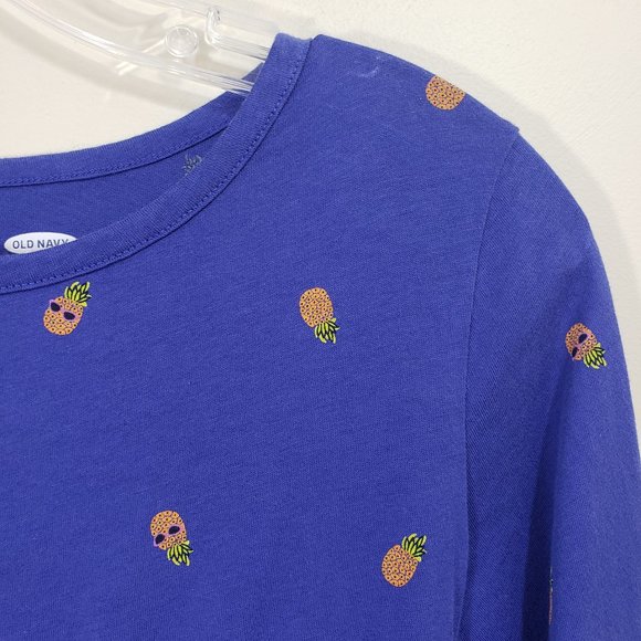 Old Navy girls cool pineapple print 3/4" sleeve dress - Picture 5 of 6